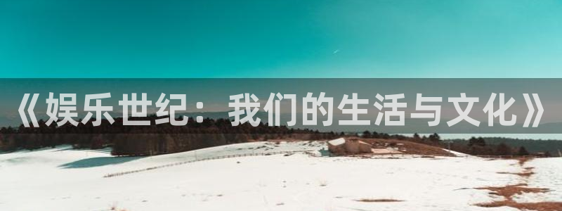 银河官网入口：《娱乐世纪：我们的生活与文化》